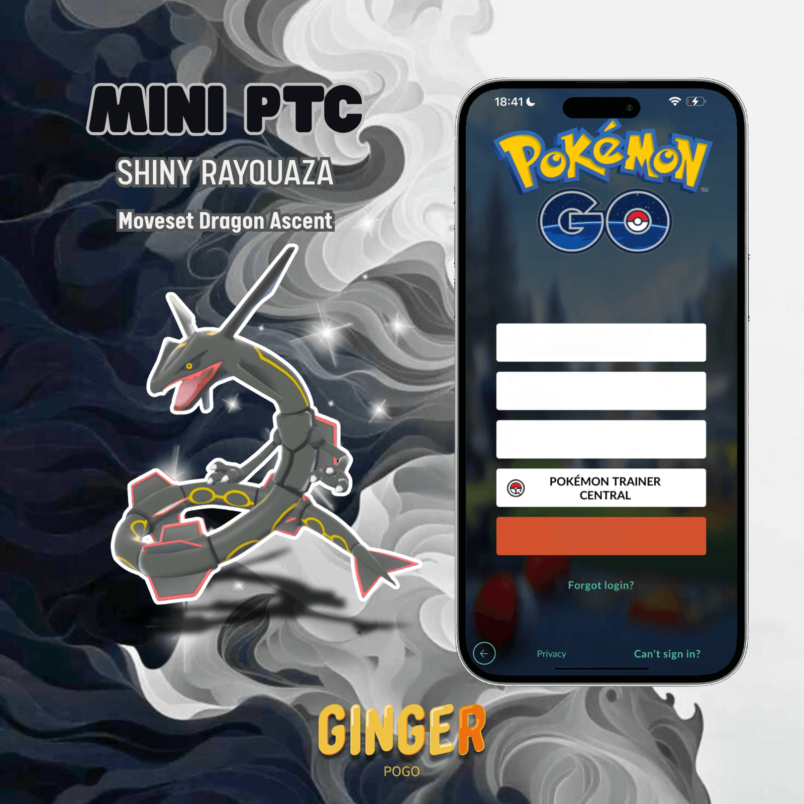MINI PTC SHINY RAYQUZA (CÓ DRAGON ASCENT) - 3