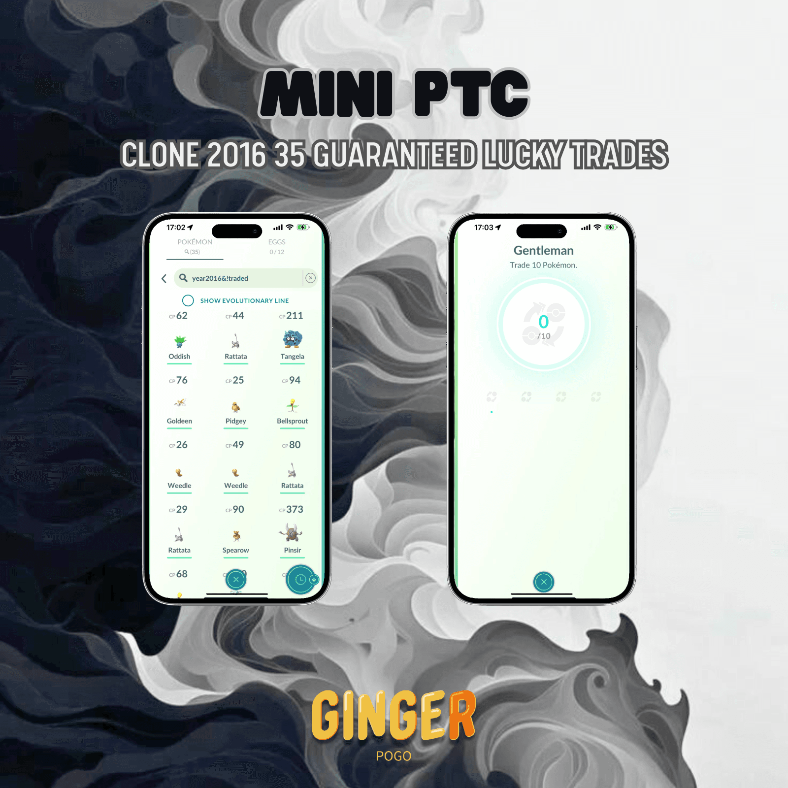 MINI PTC CLONE 2016 CÒN 35 LƯỢT TRADE LUCKY