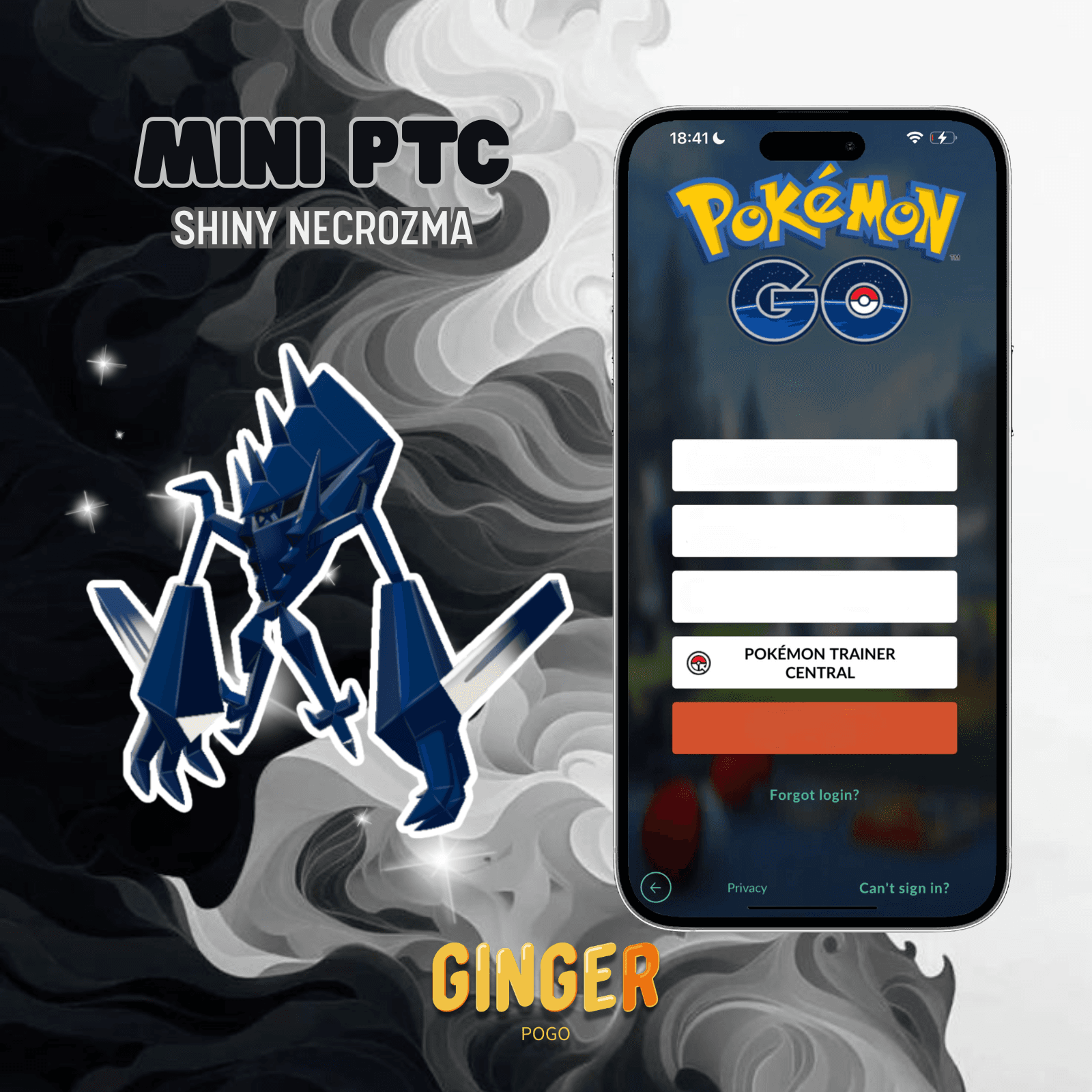 MINI PTC SHINY NECROZMA  - 2